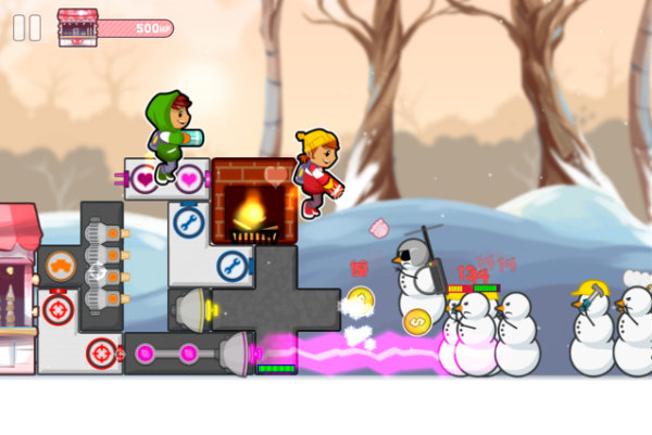 Screenshot of indie game Snow Siege by Owen Goss